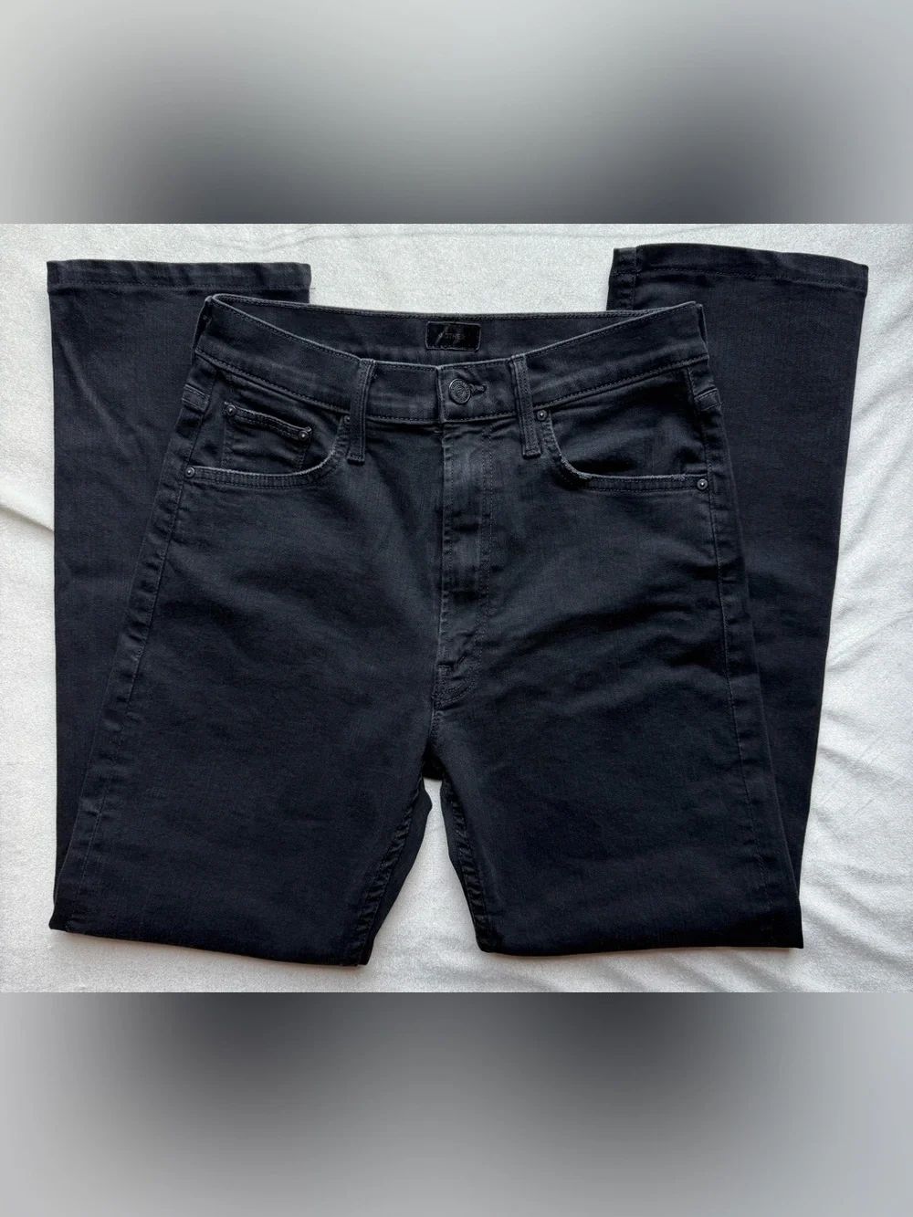 MOTHER High-Rise Women's Jeans in Black